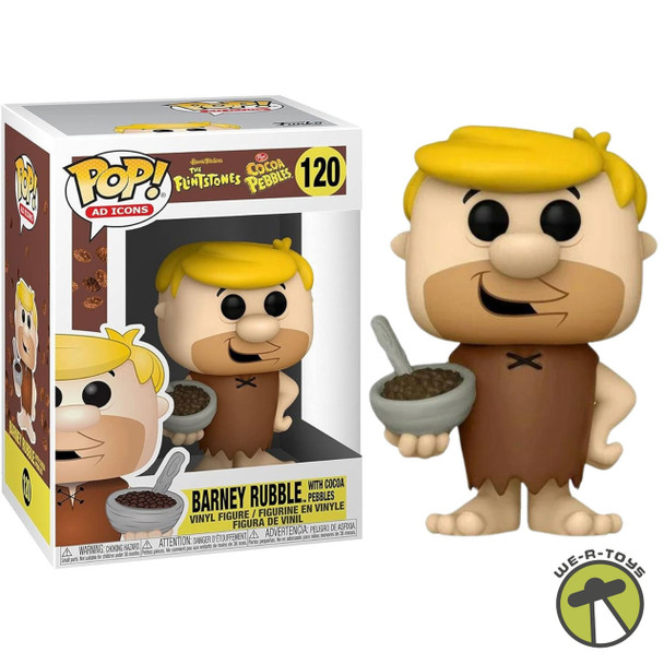 The Flintstones Funko Pop! Ad Icons: The Flintstones Cocoa Pebbles - Barney with Cereal Figure