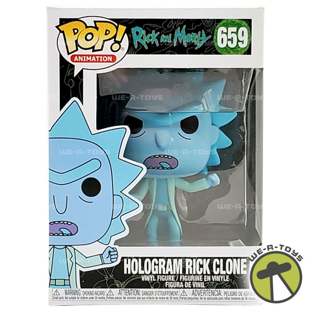 Rick and Morty Funko POP! Animation Rick & Morty Hologram Rick Clone Figure