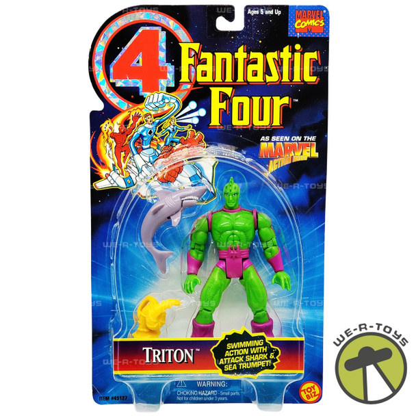 Marvel Comics Fantastic Four Triton Action Figure 1995 Toy Biz No. 45127 NRFP