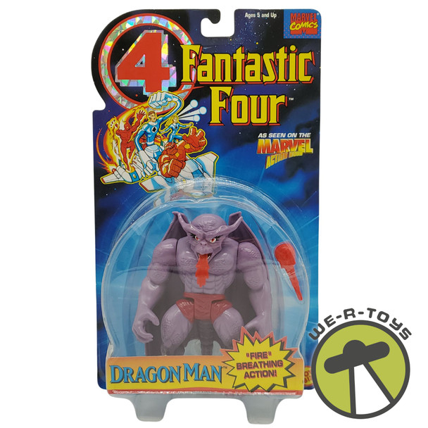 Marvel Comics Fantastic Four Dragon Man Action Figure 1995 Toy Biz 45116 NRFP