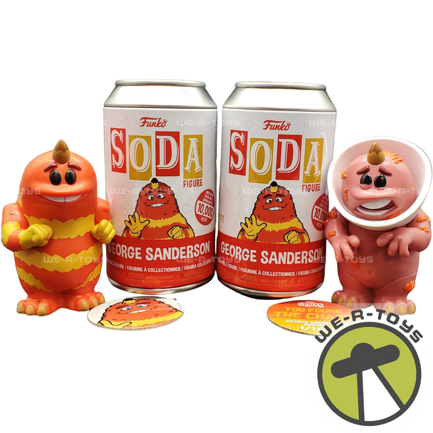 Disney Pixar George Sanderson Funko Soda Lot of 2 Regular & Chase 2022 NEW