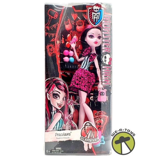 Monster High Scarnival Draculaura Doll 2014 Mattel No. CKD67 NRFB