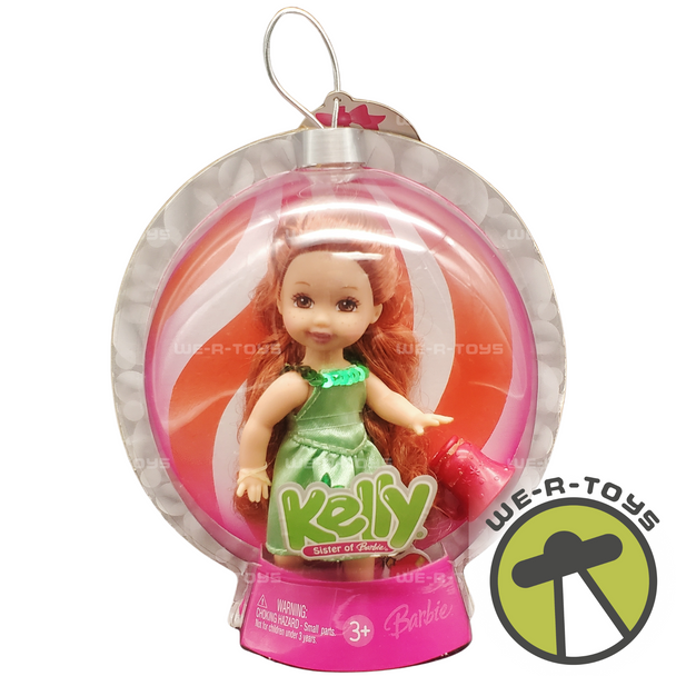 Barbie Kelly Christmas Red Hair Doll with Hot Cocoa 2006 Mattel #K7662