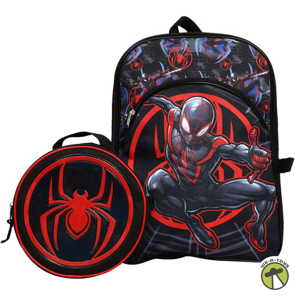 Marvel Spider-Man Miles Youth Lunch Tote & Backpack Bioworld
