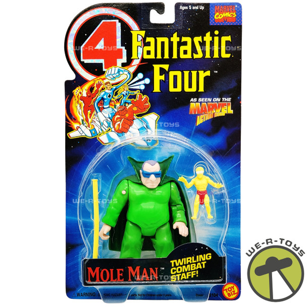 Marvel Comics Fantastic Four Mole Man Action Figure 1994 Toy Biz 45104 NRFP