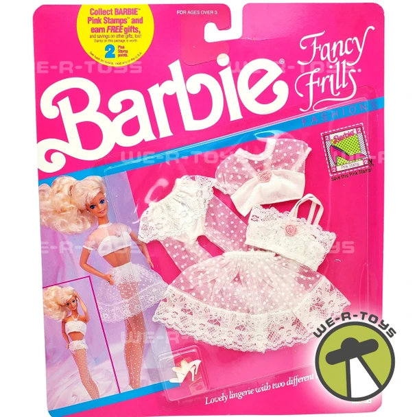 Barbie Fancy Frills Fashion Lingerie with Two Looks No. 5287 Mattel 1990 NRFP