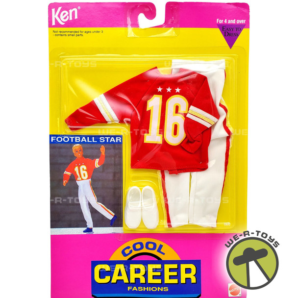 Barbie Cool Career Fashions Football Star Ken Outfit Set #866 Mattel 1992 NRFP