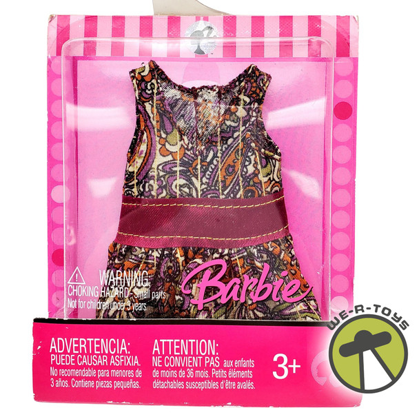 Barbie Fashion Fever Multicolor Paisley Top L3337 Mattel 2007 NRFP