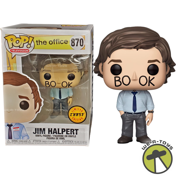 Funko Pop! TV The Office Jim Halpert Limited Edition Chase Vinyl Figure 870 NEW