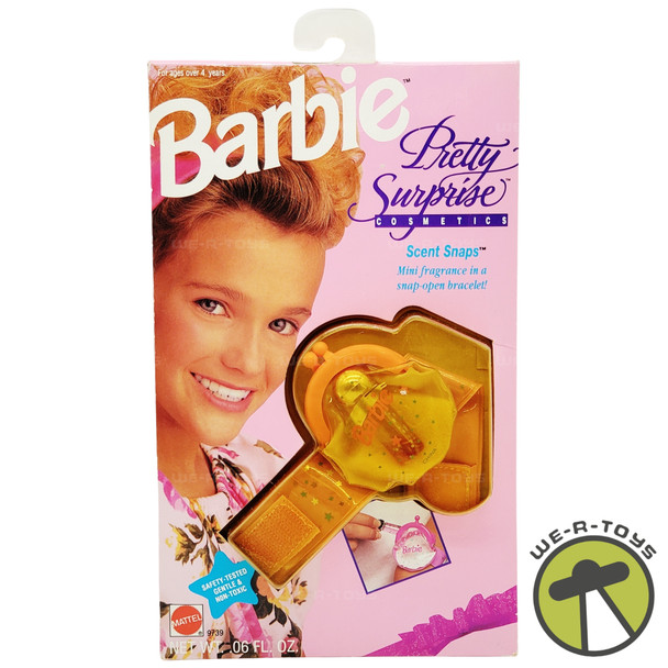 Barbie Pretty Surprise Cosmetics Scent Snaps 1991 Mattel No. 9739 NRFP