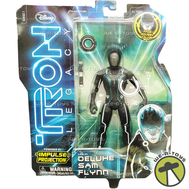 Disney Tron Legacy Deluxe Sam Flynn Talking Figure 2010 Spin Master 87075 NRFP