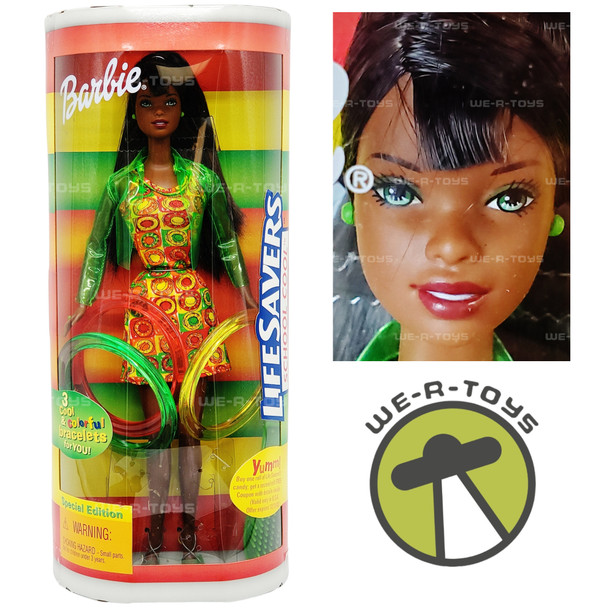 Barbie Lifesavers School Cool Doll African American 2000 Mattel No. 29338 NRFB