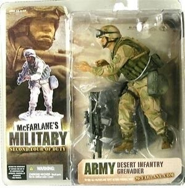 McFarlane Military: Second Tour of Duty Army Desert Infantry Grenadier