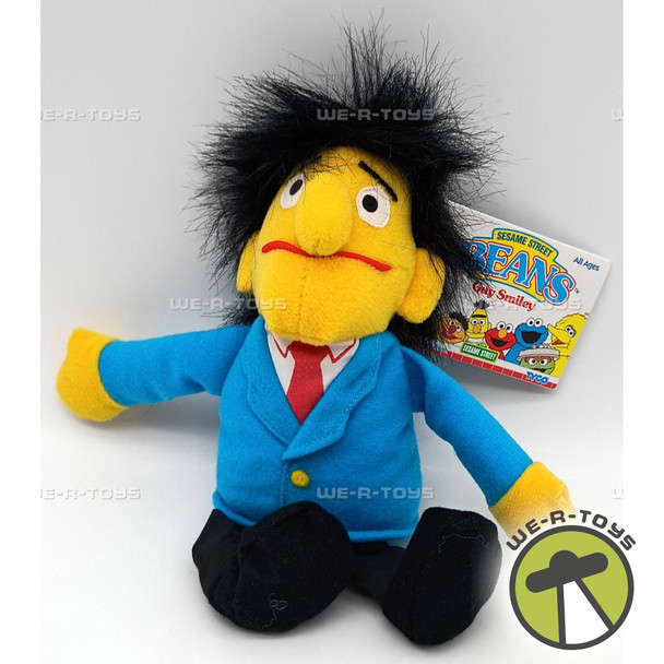 Sesame Street Beans Guy Smiley Plush 30 Year Anniversary Tyco 1997 No. 33635