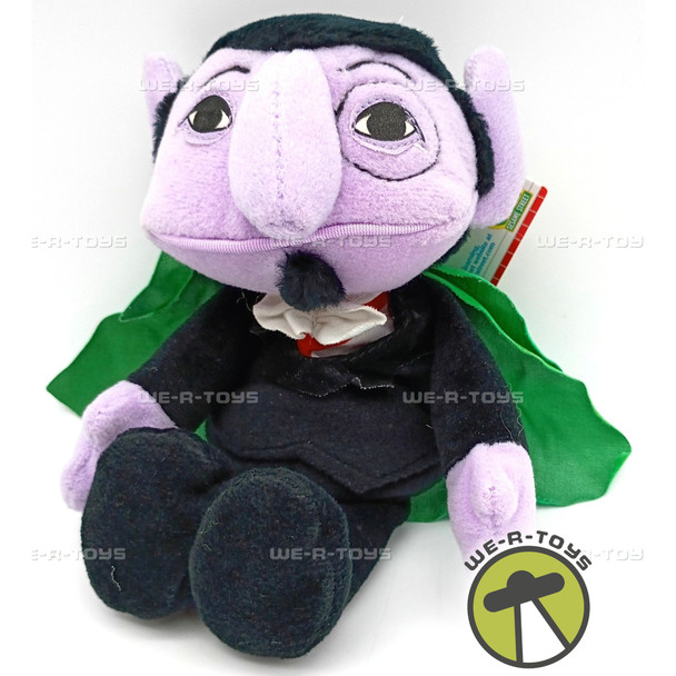 Sesame Street Beans The Count Plush 30 Year Anniversary Tyco 1997 No. 34632