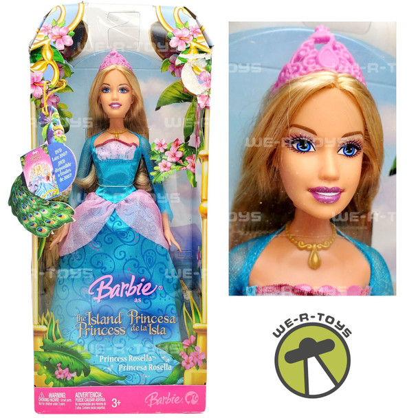 Barbie as The Island Princess Rosella Doll Mattel 2007 #L3130 NRFP