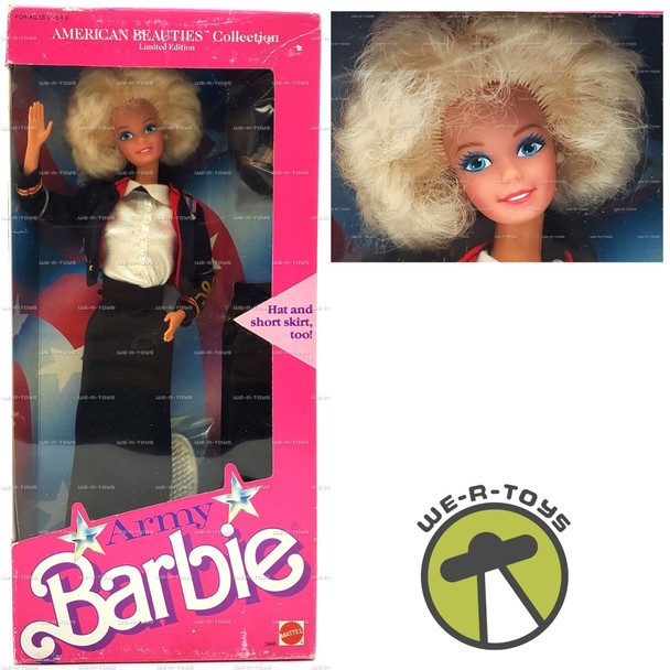 Army Barbie Doll American Beauties Collection 1989 Mattel No. 3966