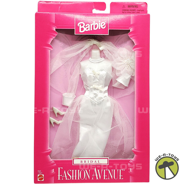 Barbie Bridal Fashion Avenue Collection Wedding Gown & Accessories 1997 Mattel