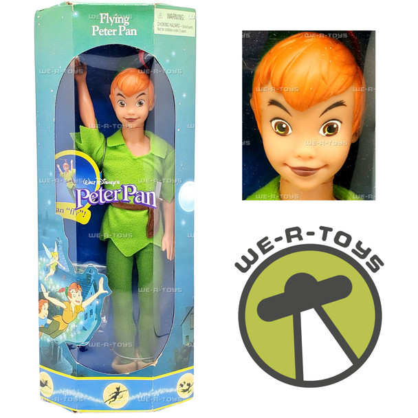 Walt Disney's Flying Peter Pan Doll 1997 Mattel 19296