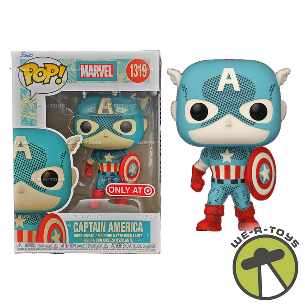 Marvel Captain America Funko Pop! Vinyl Bobblehead 1319 Target Exclusive NEW