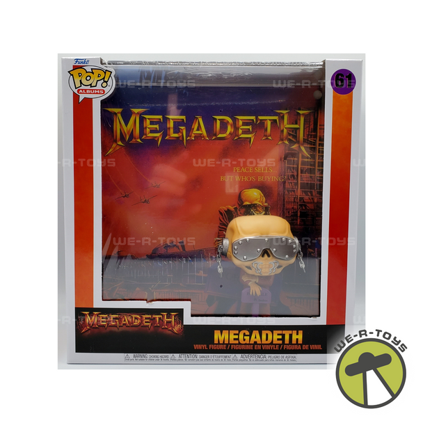 Funko Pop! Albums Megadeth Peace Sells... w/ Acrylic Funko Box #61