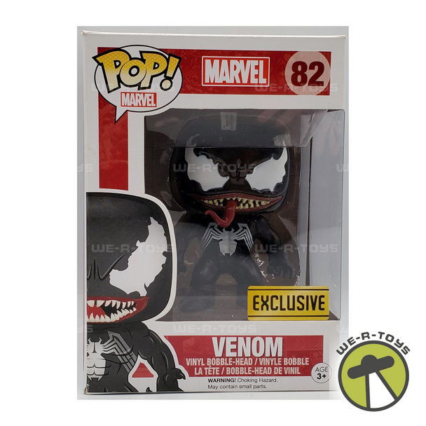 Funko Pop! Marvel Spider-Man Venom Exclusive Vinyl Bobble-head Figure #82