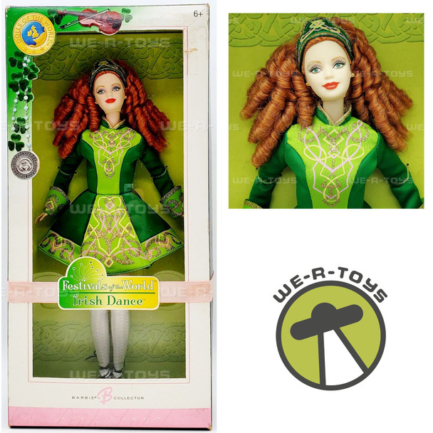 Irish Dance Festivals of the World Barbie Doll 2006 Mattel K7920 NRFB