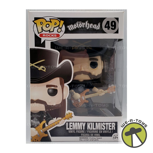 Funko Pop! Rocks Motorhead Lemmy Kilmister Music Figurine #49