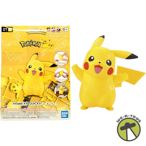 Pokémon 01 Pikachu Model Kit Quick!! 2021 Bandai Hobby