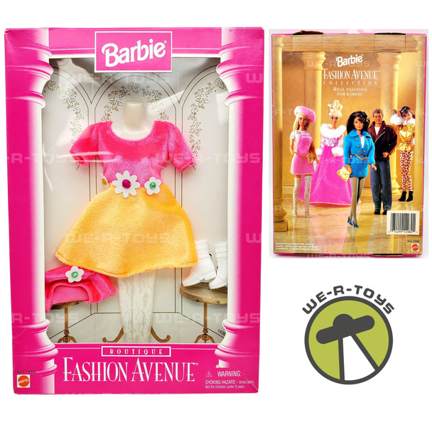 Barbie Fashion Avenue Collection Babydoll Dress & Beret (Alternate Package) NRFB