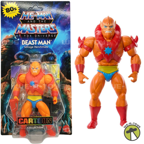 Masters of the Universe Origins Core Filmation Beast Man Figure 2023 Mattel