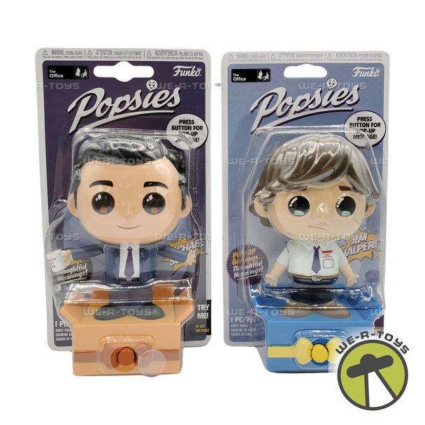 Funko Popsies The Office Michael Scott Jim Halpert Pop-Up NRFP LOT OF 2