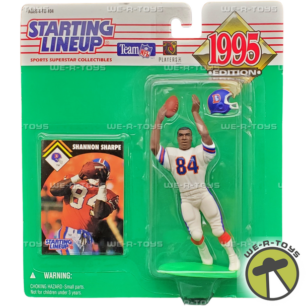 NFL Starting Lineup Shannon Sharpe Denver Broncos Figure 1995 Kenner 68789 NRFP