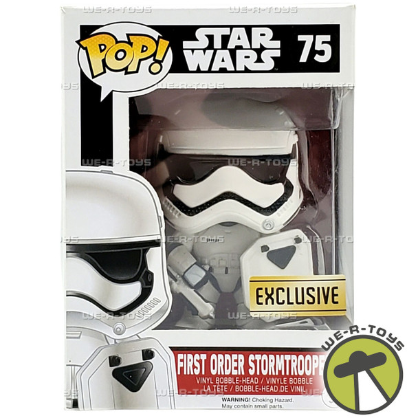 Star Wars Funko POP! Star Wars First Order Stormtrooper Riot Gear Exclusive Vinyl Figure