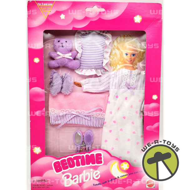 Barbie Bedtime Barbie Clothing and Accessories Easy to Dress and Soft Mattel NRFP