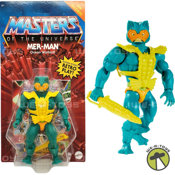 Masters of the Universe Origins Mer-Man Action Figure 2023 Mattel HYD19