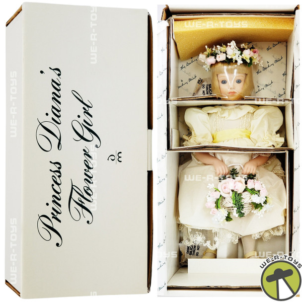 Danbury Mint Princess Diana's Flower Girl The Royal Wedding Porcelain Doll Danbury Mint NEW