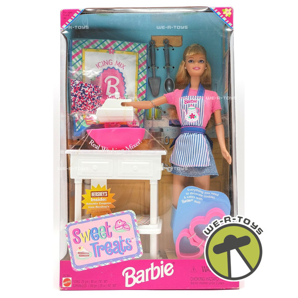 Sweet Treats Barbie with Mixer Baking and Decorating Kit 1998 Mattel 20780