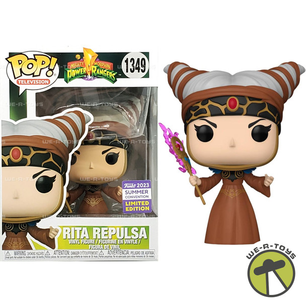 Funko Pop Mighty Morphin Power Rangers Rita Repulsa SDCC 2023 Exclusive Figure