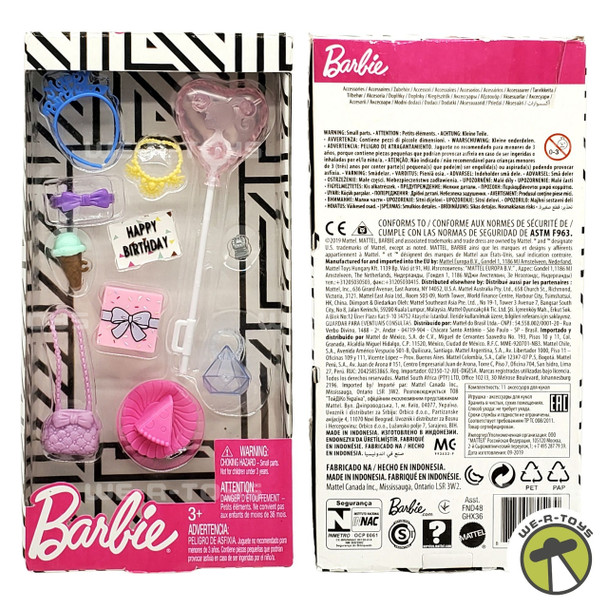 Barbie Fashion Storytelling Happy Birthday Pack 2019 Mattel GHX36