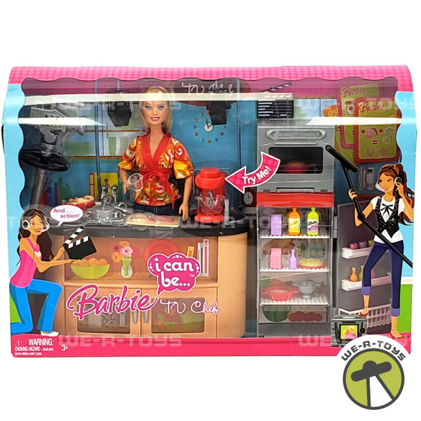 Barbie I Can Be TV Chef Doll & Playset 2008 Mattel N0301