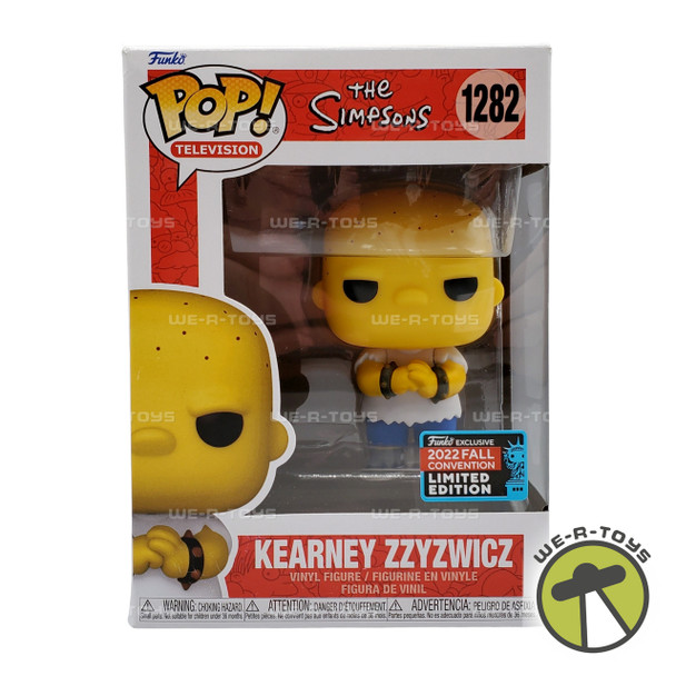 The Simpsons Funko Pop! Television The Simpsons Kearney 2022 Fall Convention Exclusive #1282