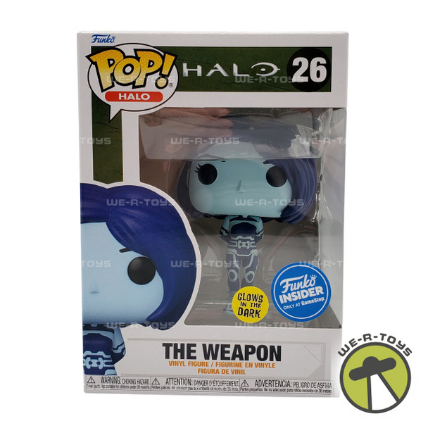 Halo Funko Pop! Halo The Weapon Glow in the Dark Gamestop Funko Insider Exclusive #26