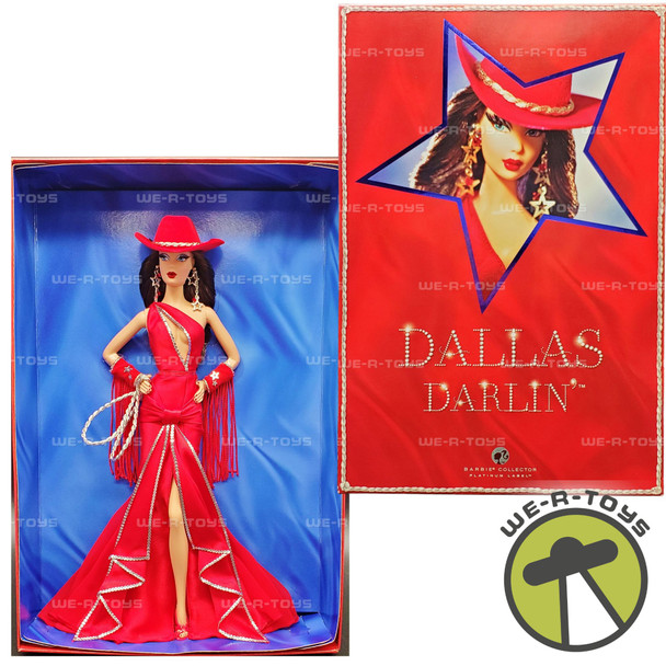 Barbie Dallas Darlin' Brunette Doll Platinum Label 2007 Mattel L8812 NRFB