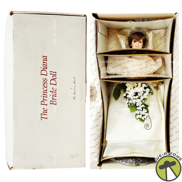 The Princess Diana Bride 19" Doll 1986 Danbury Mint NEW
