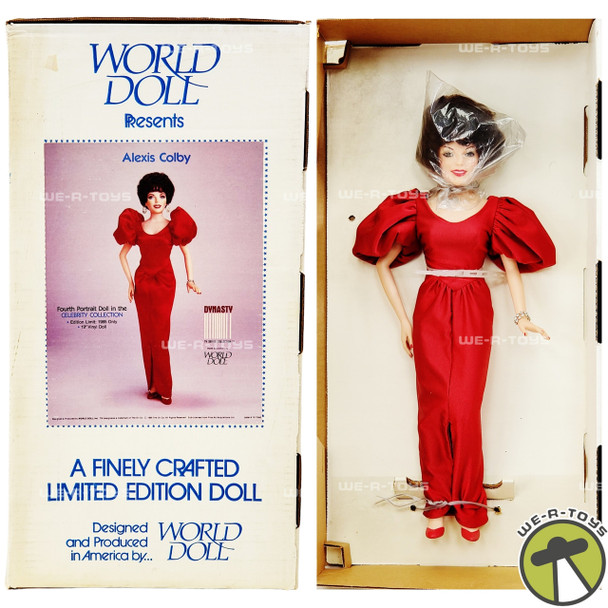 DYNASTY Alexis Colby 19" Vinyl Doll 1985 World Doll No. 71840 USED