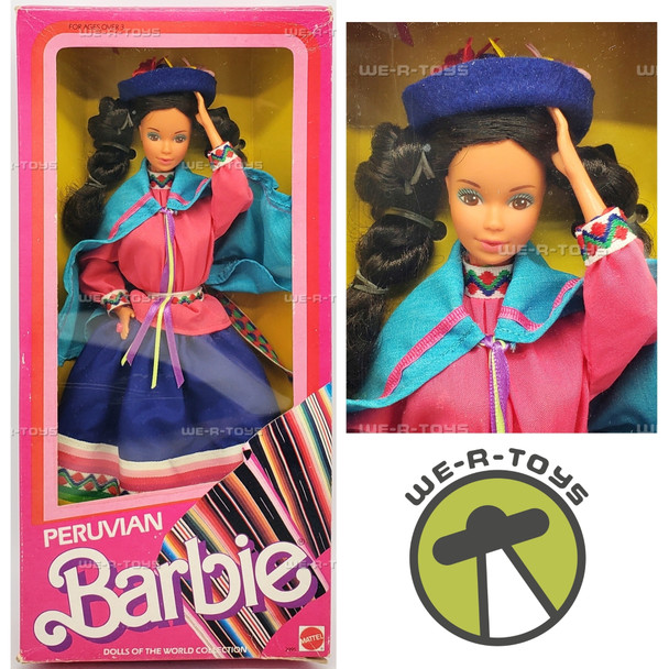 Barbie Dolls of the World Collection Peruvian Doll 1985 Mattel 2995