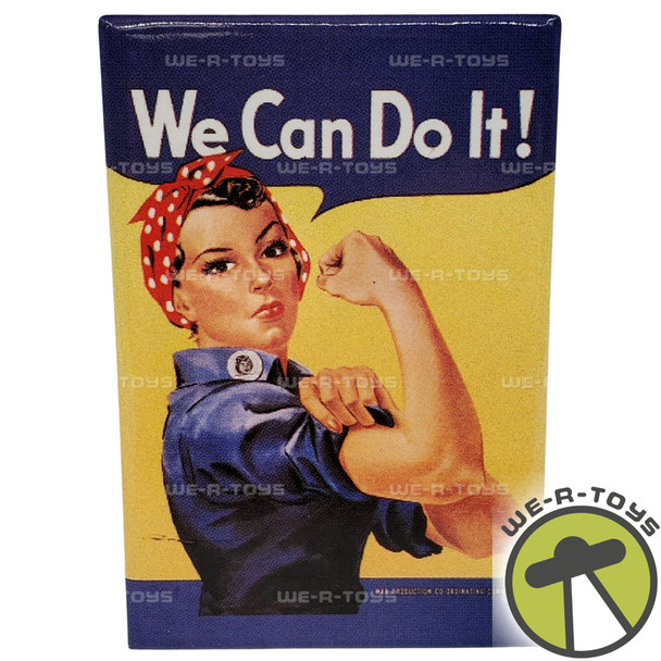 Rosie the Riveter 3-inch Pop Art Magnet NEW