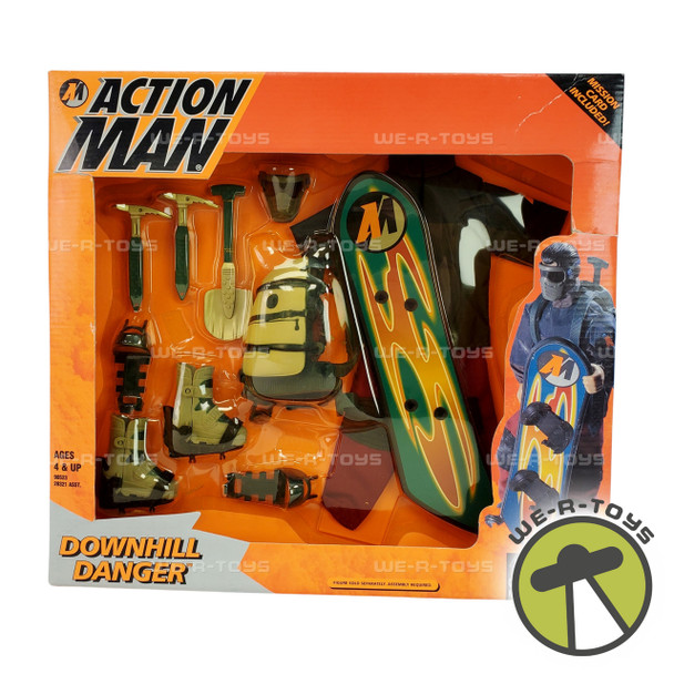Action Man Downhill Danger Accessory Set Hasbro 1999 #90523 NRFB