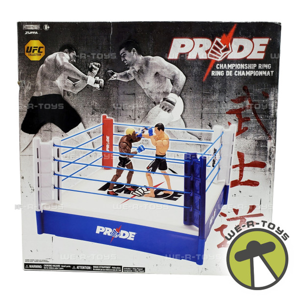 UFC Pride Championship Ring Action Figure Playset 2010 Jakks Pacific #17057 NRFB